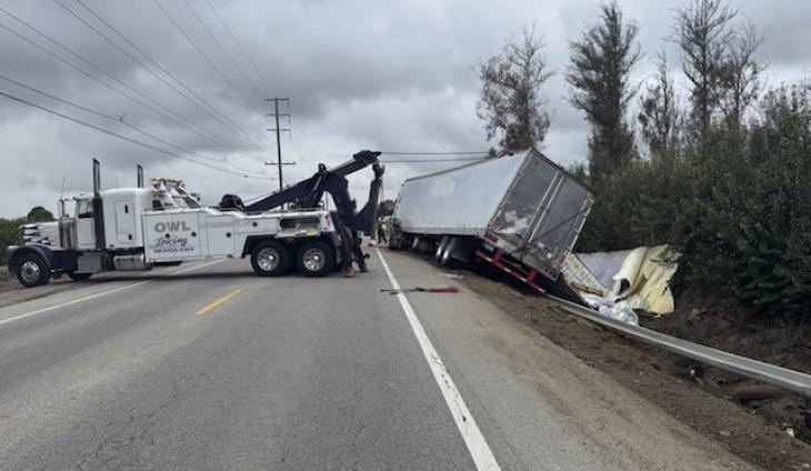 Overturned Big Rig Ties Up 118 In Somis For Hours, plus other stories