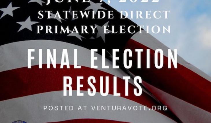 Final Results For The June 7th Primary In Ventura County