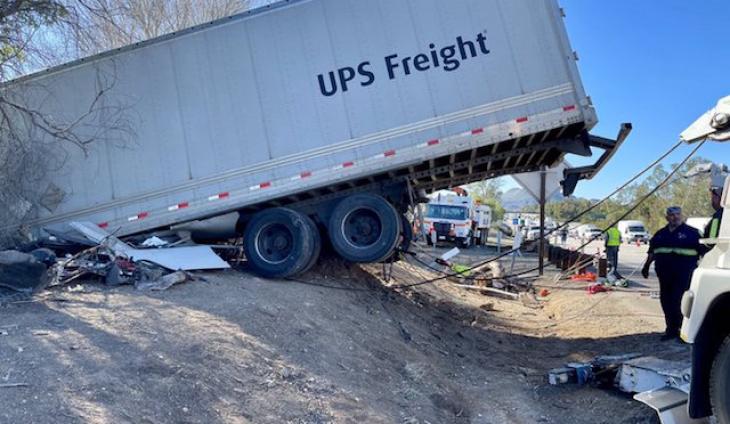 Big Rig Crash Ties Up Traffic In Thousand Oaks Thursday